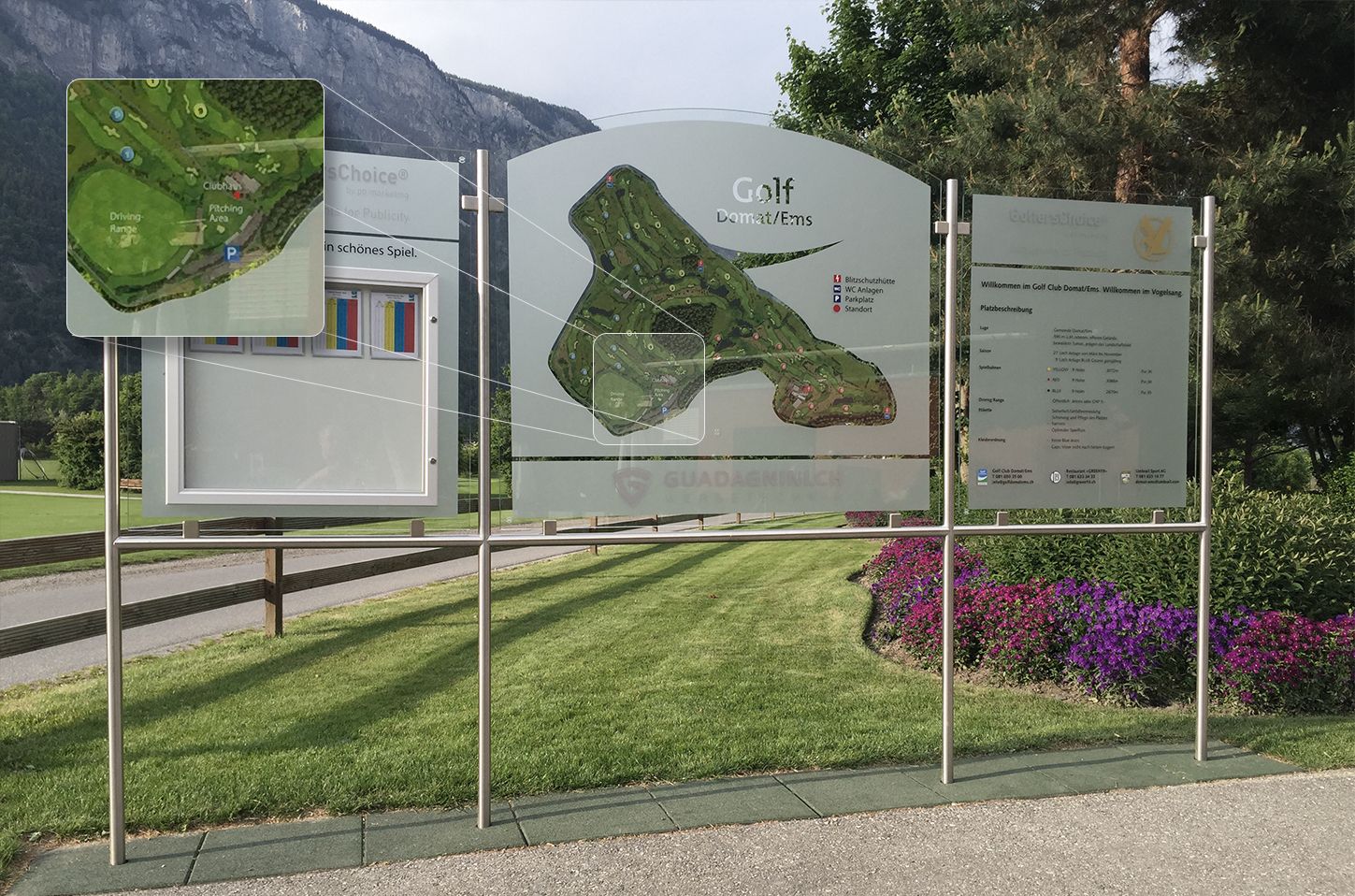Informationstafel orientierung